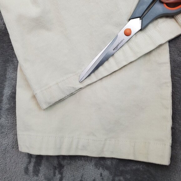 Hollister Corduroy Pants Womens 00S 21x3 Beige Ultra High-Rise Flare Bell Bottom - Picture 5 of 10